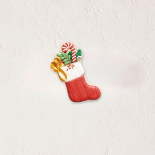 Christmas sugar Cookie | stocking