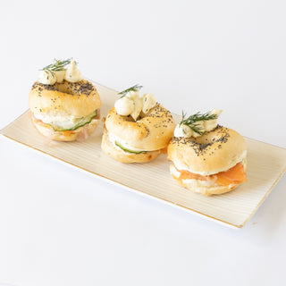 Mini Smoked Salmon Bagel