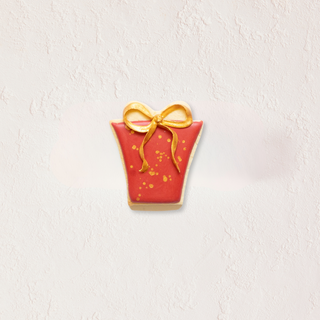 Christmas sugar Cookie | Red present